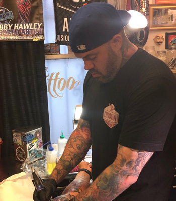 Robert Hawley 2019 Okanagan Tattoo Show & Brewfest Featured Artist
